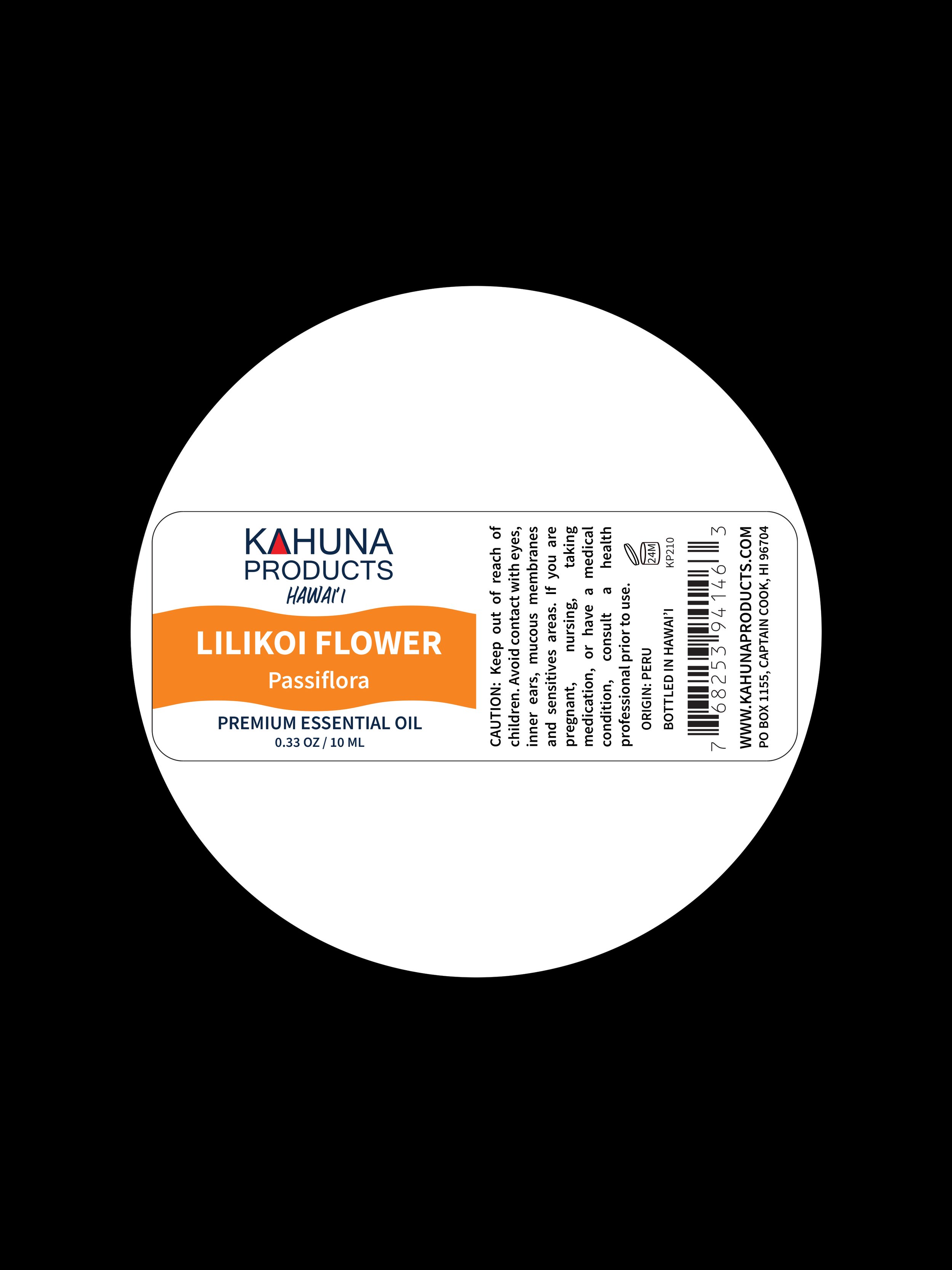LILIKOI FLOWER ESSENTIAL OIL — Kahuna Products Hawai'i